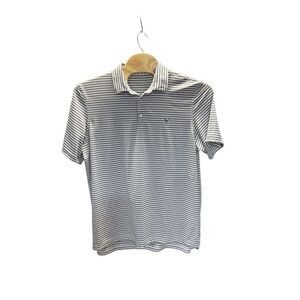 Vineyard Vines Shirt Mens Extra Large XL Performance Golf Polo Short Sleeve Stri